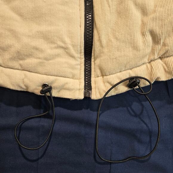 Princess Polly Cropped Corduroy Puffer Jacket Size 4 Streetwear Casual - Picture 4 of 11